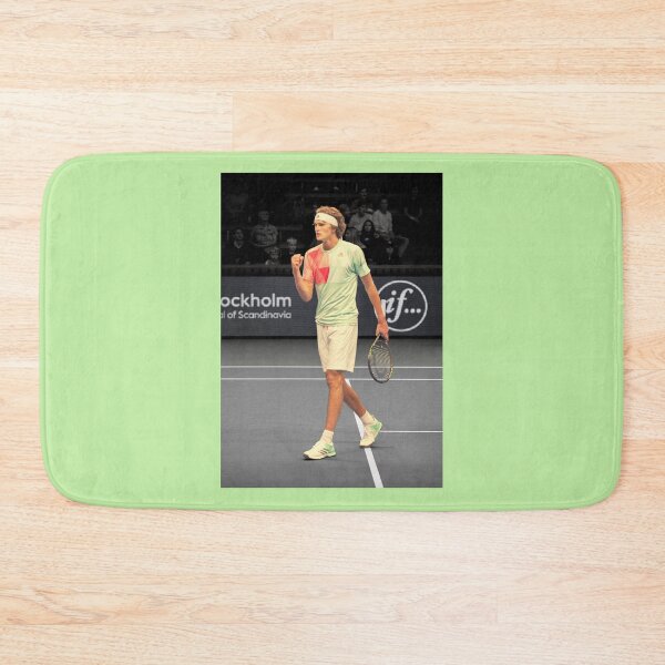 Item preview, Alexander Zverev celebrating a point designed and sold by ArtForKnowledge.