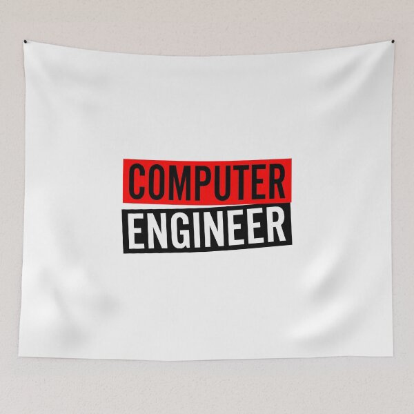Item preview, Computer Engineer Classic Sticker And Shirt Design designed and sold by Glike.