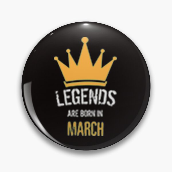 Item preview, Legends are born in march designed and sold by CR-SHOP.