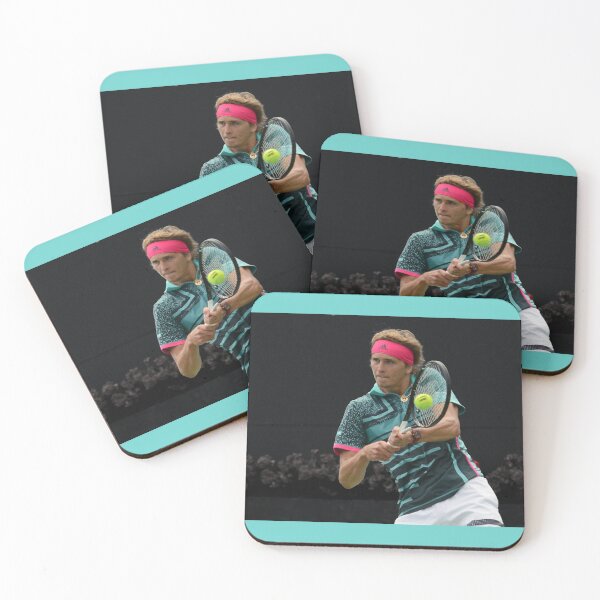 Item preview, Alexander Zverev, backhand designed and sold by ArtForKnowledge.