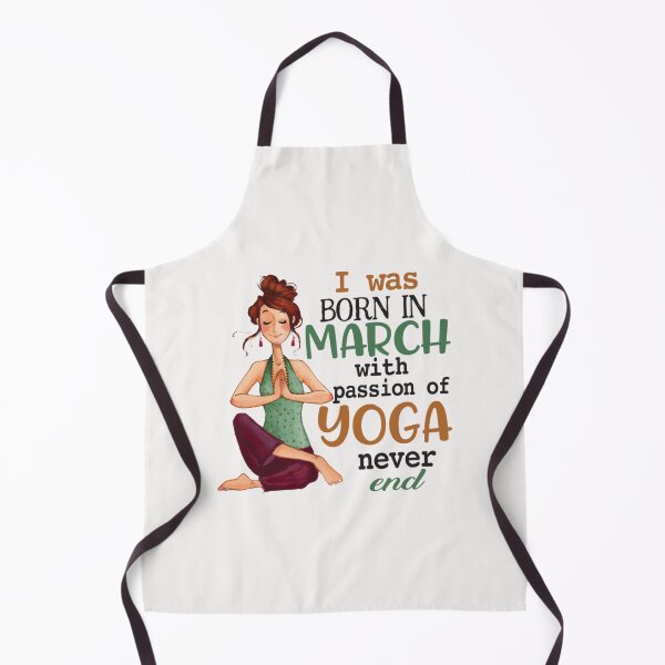 Item preview, I Was Born In March With Passion Of Yoga Never End designed and sold by CR-SHOP.