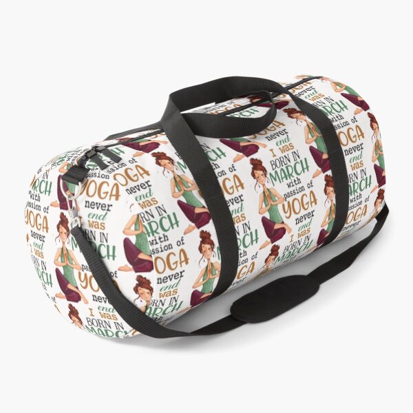 Item preview, I Was Born In March With Passion Of Yoga Never End designed and sold by CR-SHOP.