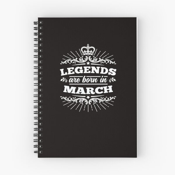 Item preview, Legends Are Born In March designed and sold by CR-SHOP.