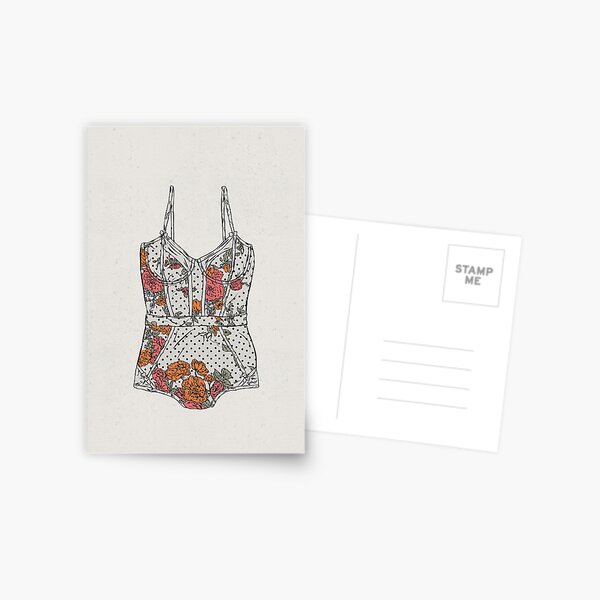 Rope bra Postcard for Sale by beckylightbody