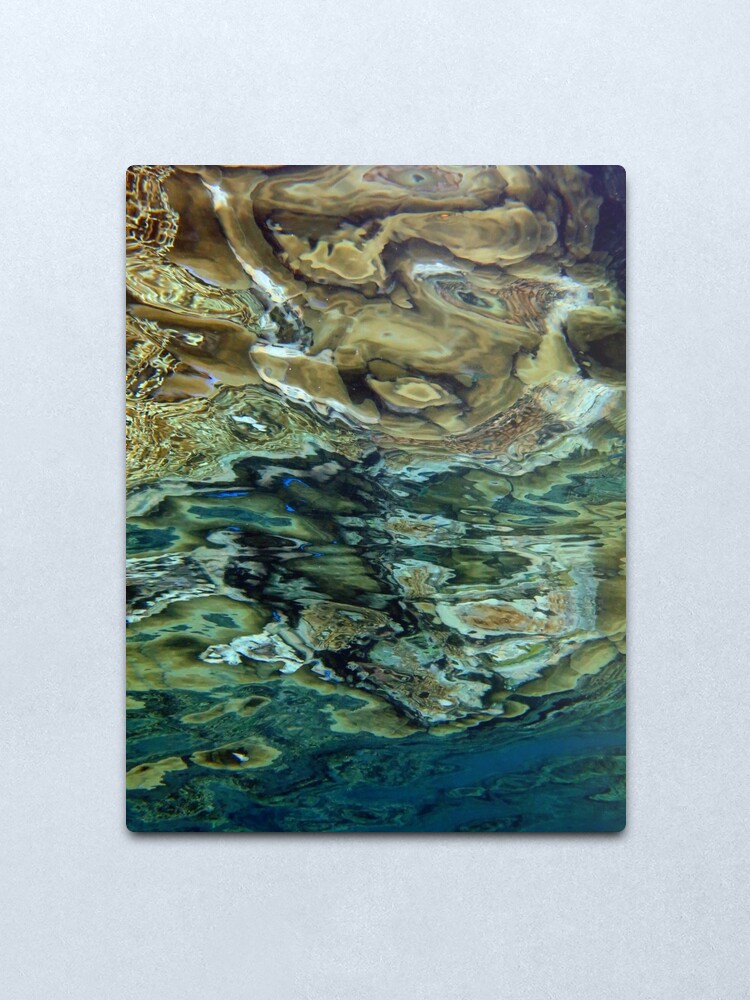 Alternate view of Reeflections at Sanaroa Metal Print