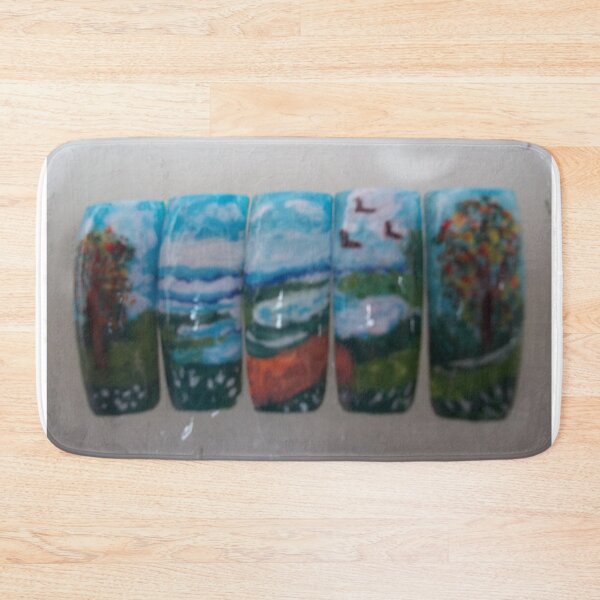 Item preview, Beautiful nature scene on artificial nails. designed and sold by Lan thi Nguyen.