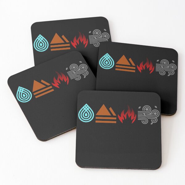 Item preview, Avatar Elements , Water Earth Fire Air Bender, Avatar the Last airbender Gift for Friend  ,bags, Laptop Skins, scraf, mobile cases, face masks designed and sold by kenganalashish.