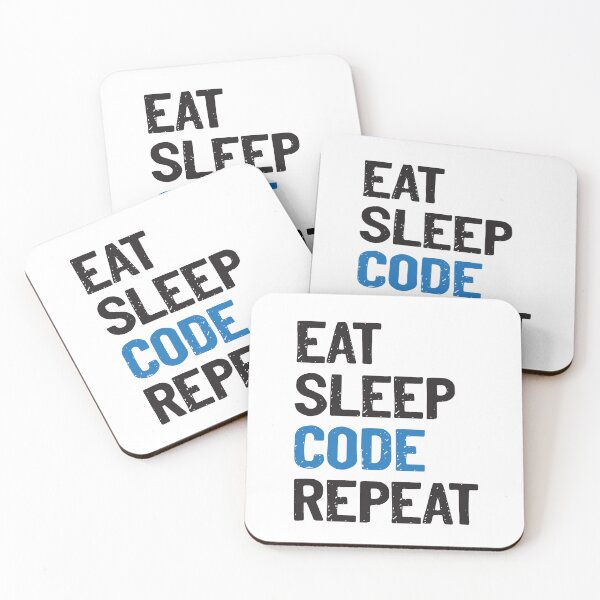 Item preview, Eat Sleep Code Repeat Programmer designed and sold by Sour Soul.