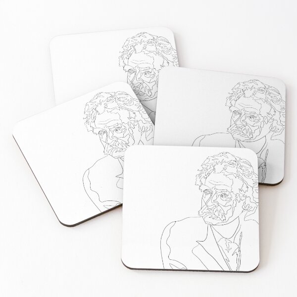 Item preview, Mark Twain Literature Collection (Line Drawing) designed and sold by gwynethstrope.
