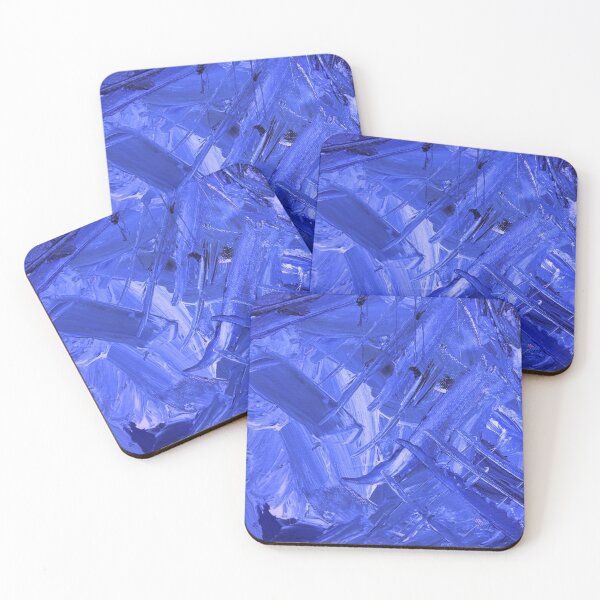 Item preview, Blue And White Abstract Acrylic Painting designed and sold by Mustard Prophet.