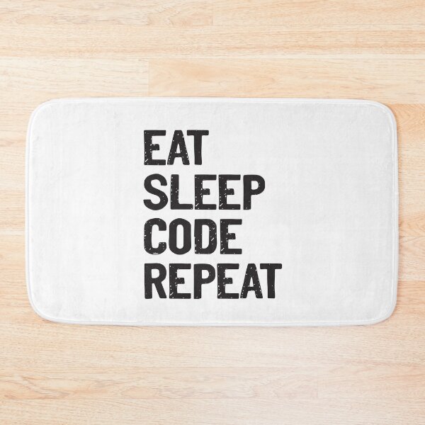 Item preview, Eat Sleep Code Repeat Coder designed and sold by Sour Soul.