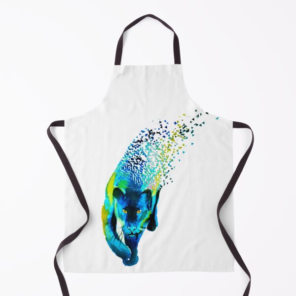 Item preview, Wild puma animal watercolor and digital art  designed and sold by Rudni.