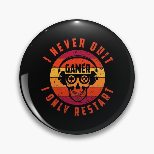 Item preview, I Never Quit I Only Restart - Gamer - Gamer Keeps Going, And Going And Going - Funky Gaming Designs For Sale designed and sold by ShaykhUmer.