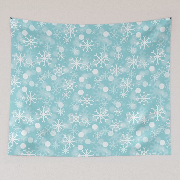 Item preview, Blue and white snowflake pattern designed and sold by IoanaHraball.