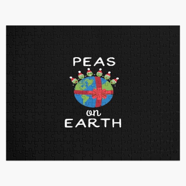 Christmas Peas On Earth World Peace Jigsaw Puzzle