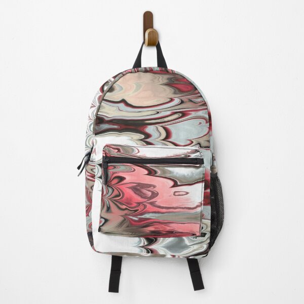 Item preview, Liquid Ink Spill in Red & Smoky Greys designed and sold by ReesDesigns.