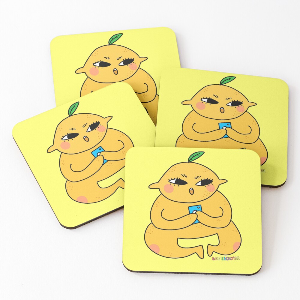 Item preview, Coasters (Set of 4) designed and sold by beesdotjpeg.