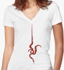 Komaeda Nagito T-Shirt Symbol Women's Fitted V-Neck T-Shirt
