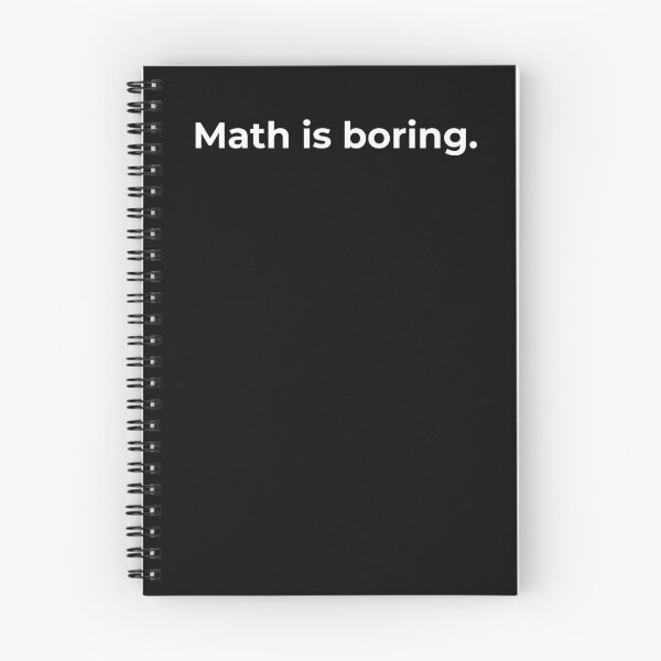 Item preview, Math is boring.  designed and sold by Fit & Fun  Gallery.