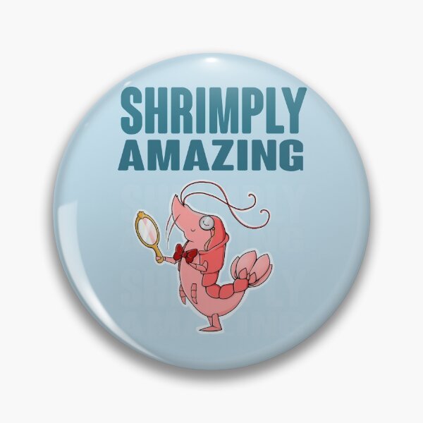 Item preview, Shrimply Amazing designed and sold by LYillustration.