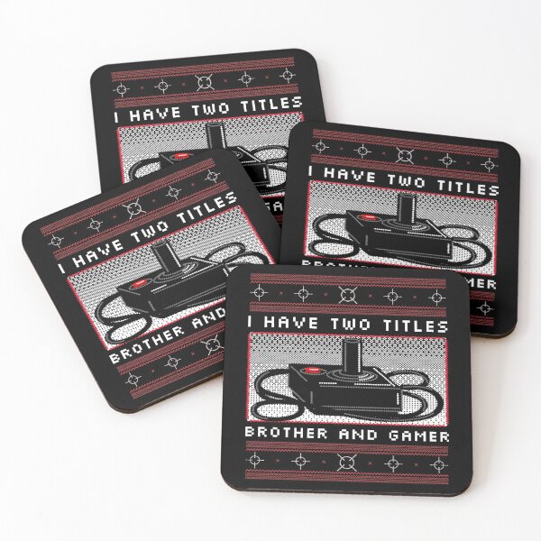 Item preview, Retro Style I Have Two Titles Brother And Gamer designed and sold by TamGustam.