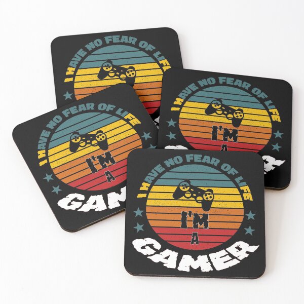 Item preview, I have no fear of life I'm a GAMER Gift for her or him - Digital illustration designed and sold by OMCreative.