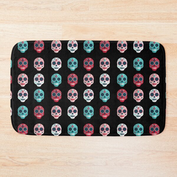 Item preview, Mexican Sugar Skulls Black Pattern designed and sold by 2MdesignStore.