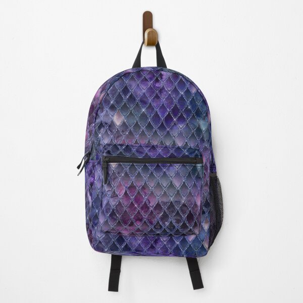 Item preview, Sparkly dragon scale design - dark blue and violet designed and sold by AnnieHochmann.