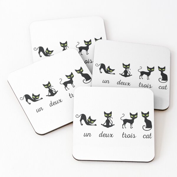 Item preview, Funny Gift For Cat Lovers Un Deux Trois Cat designed and sold by Suhy.