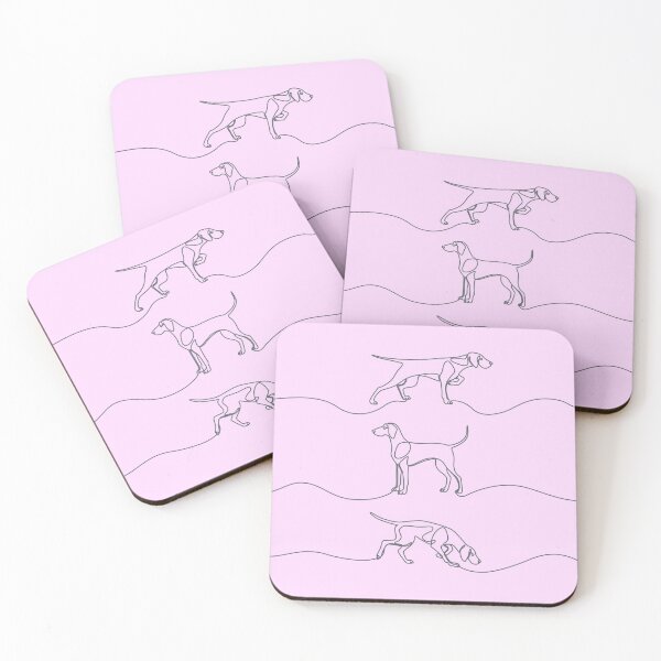 Item preview, Continuous Line Weimaraners (Lilac Background) designed and sold by illucalliart.