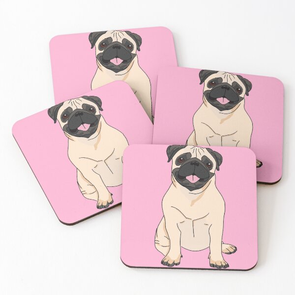 Item preview, Pug designed and sold by ThreeBearsArt.