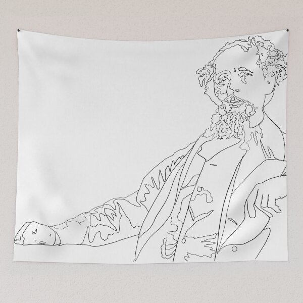 Item preview, Charles Dickens Literature Collection (Line Drawing) designed and sold by gwynethstrope.
