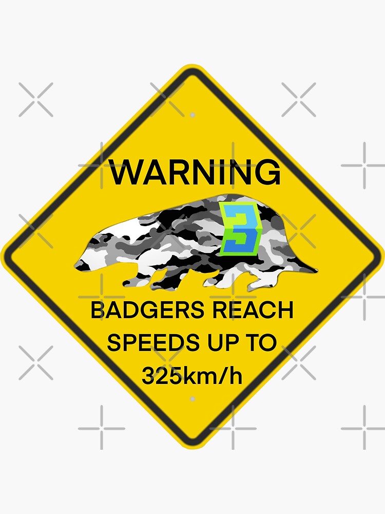 badger-crossing-sticker-for-sale-by-dacorsa-cavallo-redbubble