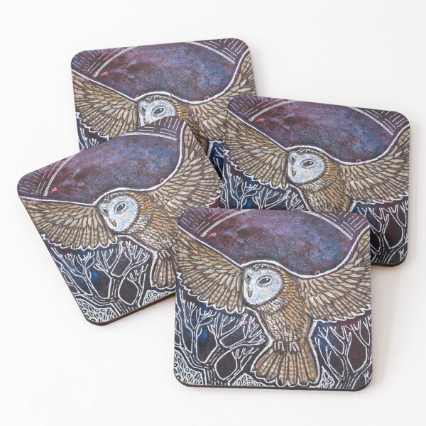 Item preview, Owl in Flight designed and sold by Lynnette Shelley.