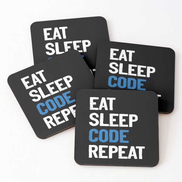 Item preview, Eat Sleep Code Repeat Coding Programmer designed and sold by Sour Soul.