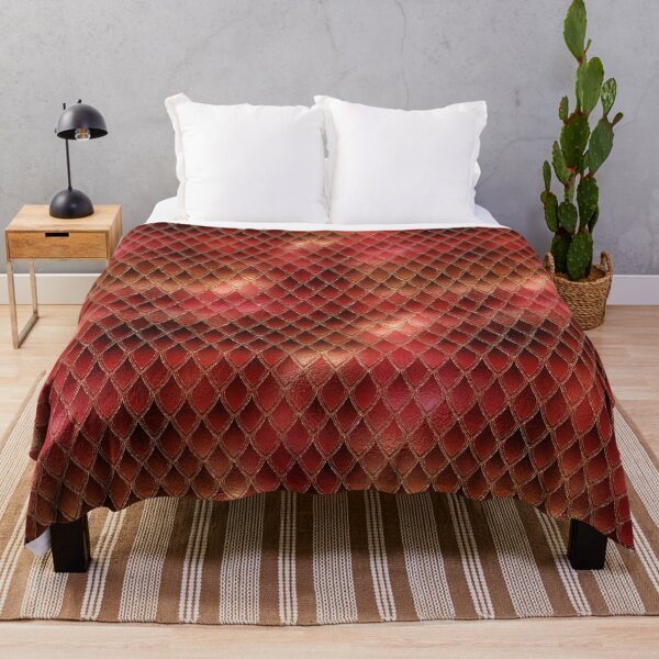 Item preview, Sparkly dragon scale design - red designed and sold by AnnieHochmann.