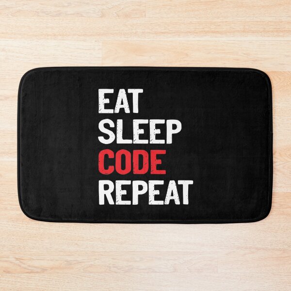 Item preview, Eat Sleep Code Repeat Coder Programmer designed and sold by Sour Soul.