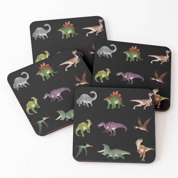 Item preview, Dinosaur sticker pack watercolor 1 designed and sold by Norwegian-Moose.