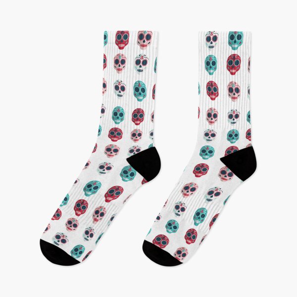 Item preview, Mexican Sugar Skulls White Pattern designed and sold by 2MdesignStore.