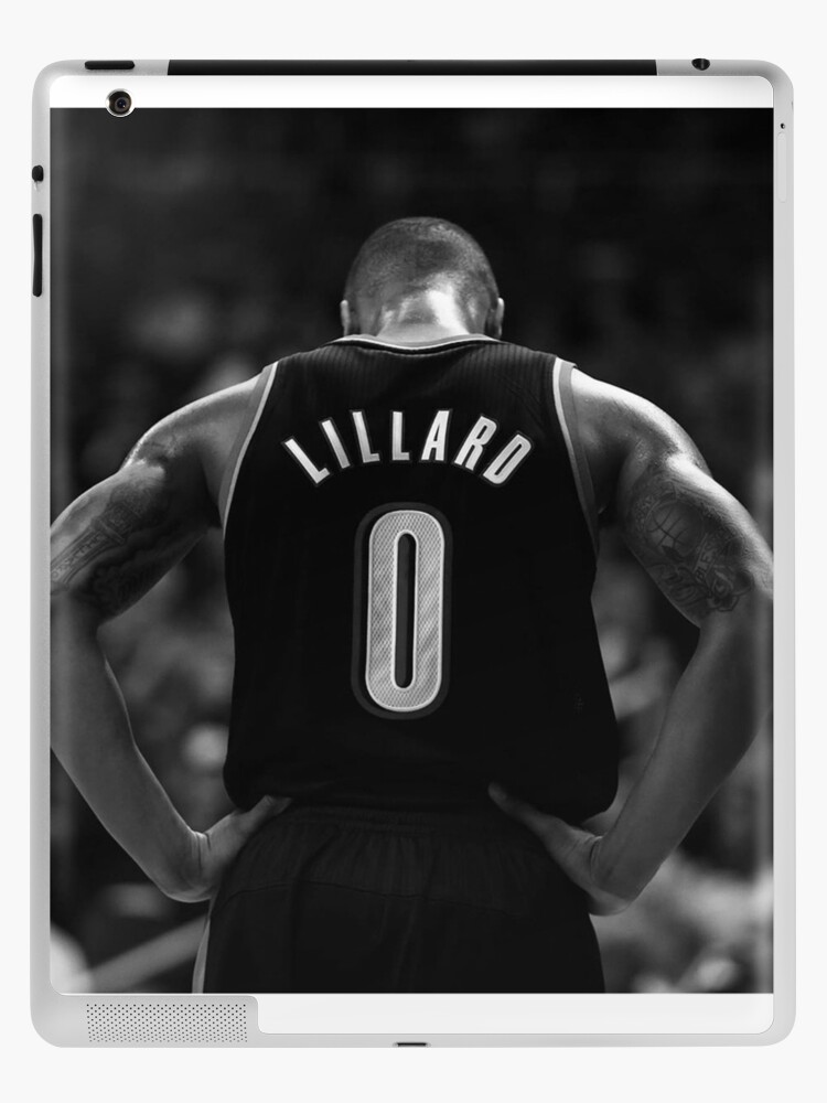 damian lillard black and white