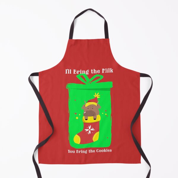 Item preview, Christmas Cow present I'll Bring the Milk You Bring the Cookies designed and sold by JerseyBoysTees.