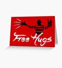 Free Hugs Freddy Greeting Card