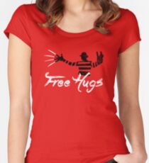 Free Hugs Freddy Women's Fitted Scoop T-Shirt