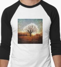 Winter Tree Men's Baseball ¾ T-Shirt