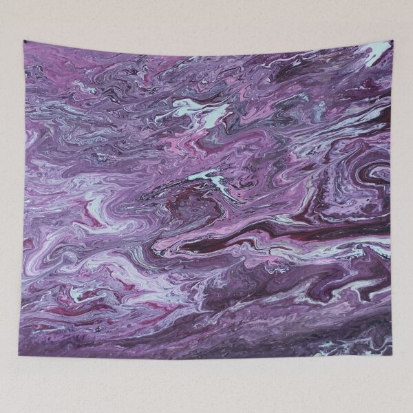 Item preview, Purple mesh abstract art design designed and sold by jkulling.