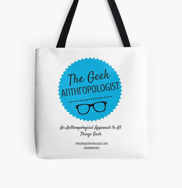 The Geek Anthropologist Logo and Infos All Over Print Tote Bag