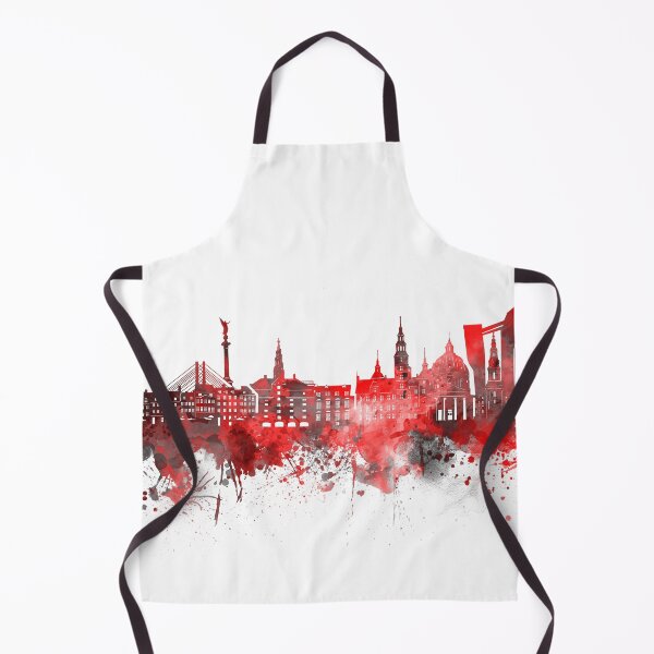 Item preview, copenhagen skyline red designed and sold by BekimART2.