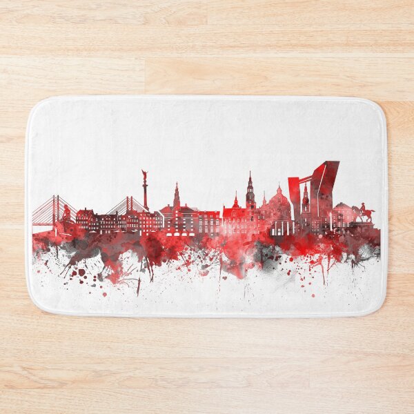 Item preview, copenhagen skyline red designed and sold by BekimART2.