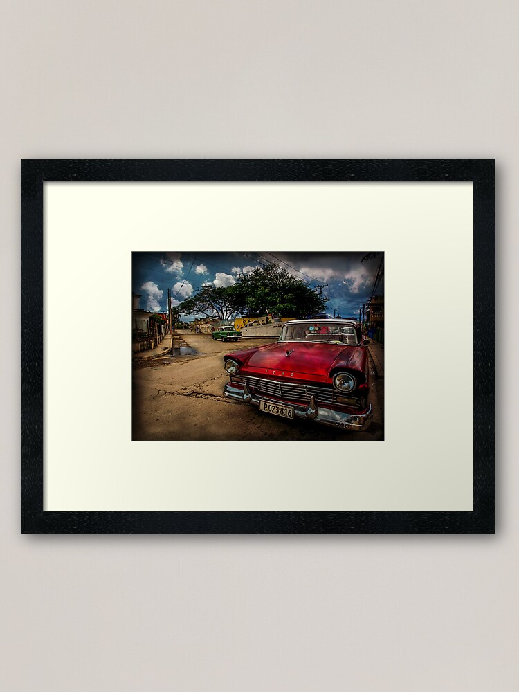 Framed Art Print, Good old Cuba.... designed and sold by wigs