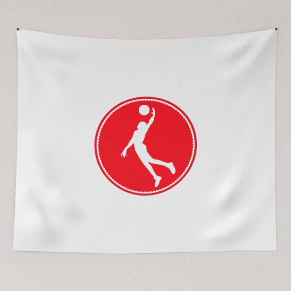Item preview, Red Dunking Basketball Player Silhouette designed and sold by Express YRSLF.